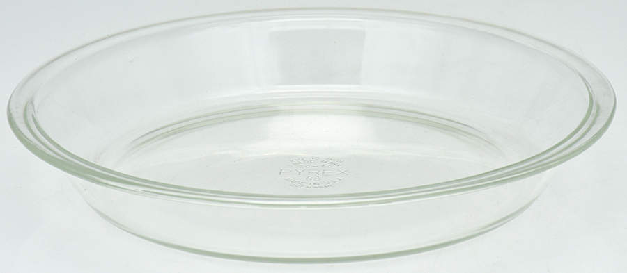English Scroll (Silverplate, Hollowware) Glass Liner for Pie Plate by Sheridan Silver Co-1