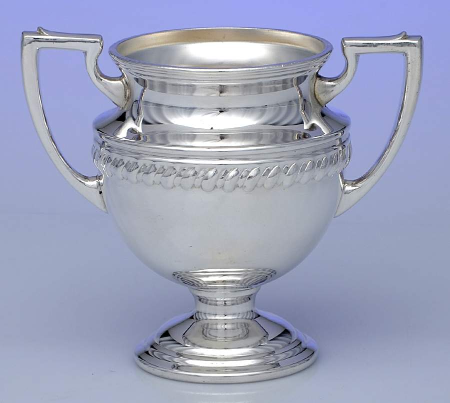 X93A (Silverplate, Hollowware) Silverplate Open Sugar Bowl by Sheffield Silver Co (USA)-1