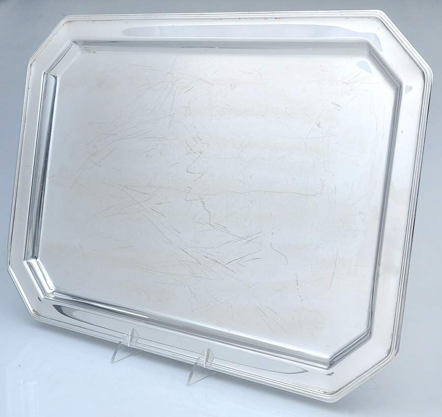 Stainless Hollowware 18" Rectangular Tray by Sheffield-1