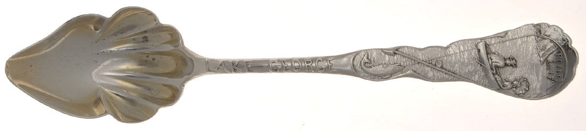 States & Cities Souvenir Spoon(Strlg) Fruit/Orange Souvenir Spoon by F.W. Sim and Co-1