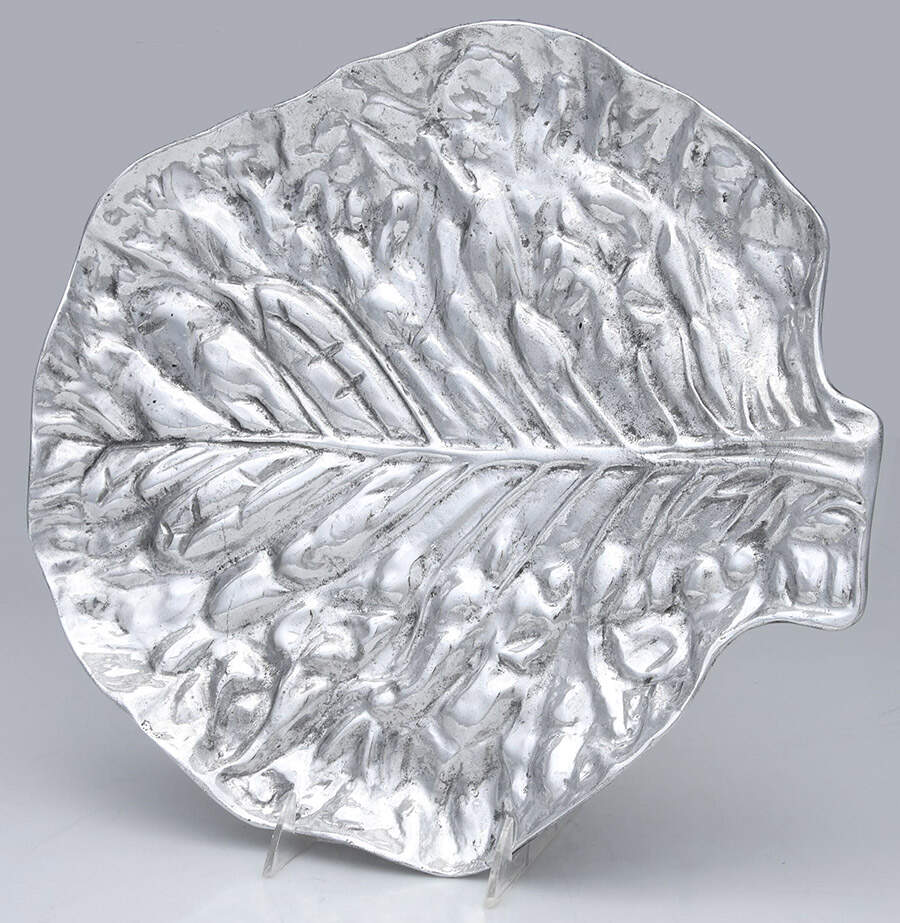 SGA1 (Aluminum, Hollowware) 14" Leaf Platter by Sigma-1