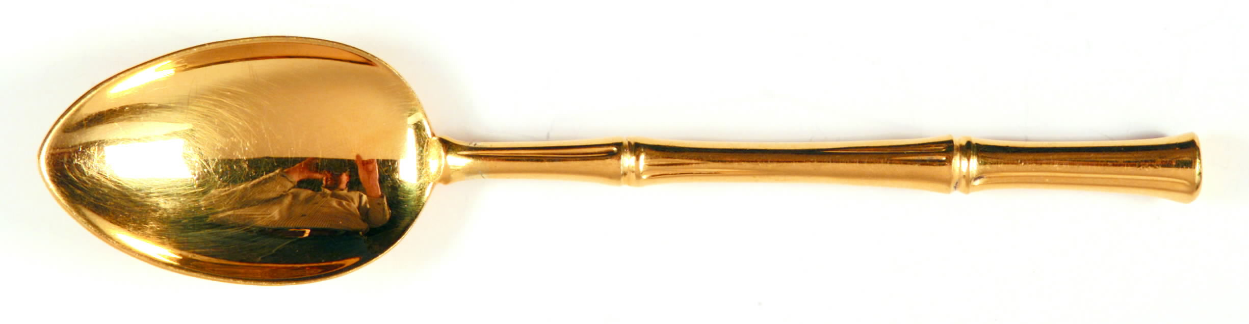 Bamboo-Gold (Sterling, Gold Vermeil, 1961) Teaspoon by Tiffany & CO SILVER-1