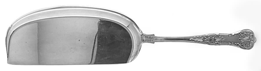 English King (Silverplate, 1870) Large Flat Handle Crumb Knife/Crumber by Tiffany & CO SILVER-1
