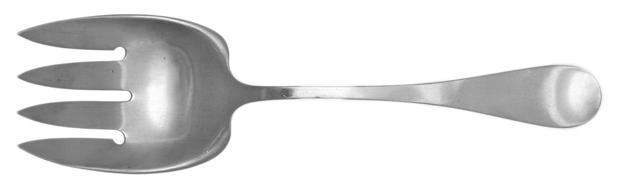 King William-Antique (Sterling, 1870) Large Solid Fish Serving Fork by Tiffany & CO SILVER-1