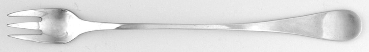 King William-Antique (Sterling, 1870) Long Handle Oyster Fork by Tiffany & CO SILVER-1
