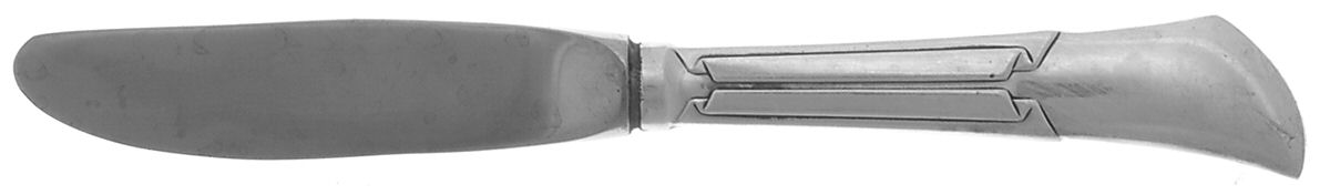 Linenfold (Sterling, 1956) Modern Hollow Butter Spreader (Stainless) by Tiffany & CO SILVER-1