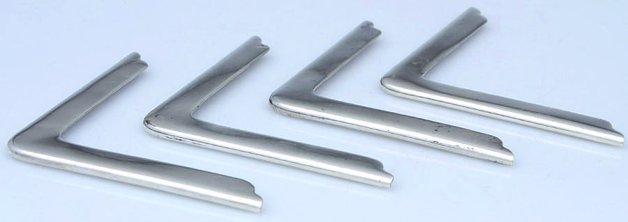 Sterling Hollowware Silver Corners for Desk Pad - Set of 4 by Tiffany & CO SILVER-1