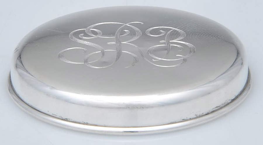 Sterling Hollowware Lid for 2" Pill Box by Tiffany & CO SILVER-1
