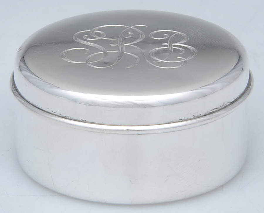 Sterling Hollowware 2" Pill Box by Tiffany & CO SILVER-1