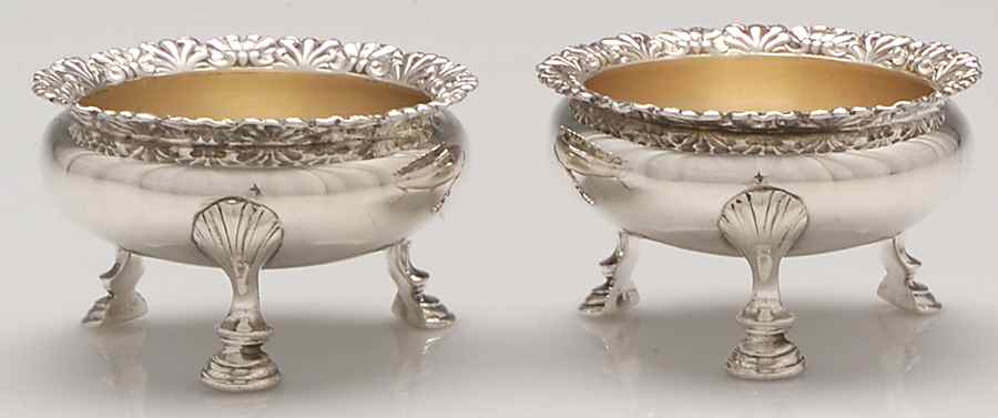 Sterling Hollowware Master Open Salt (Set of 2) by Tiffany & CO SILVER-1