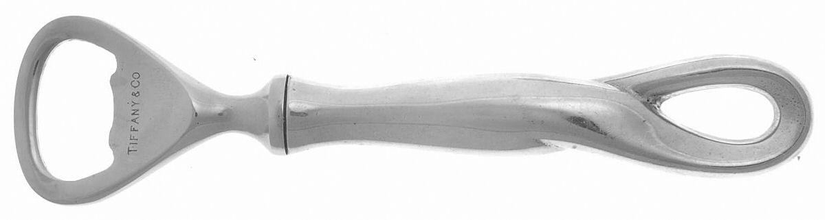 Padova (Sterling, 1984) Bottle Opener with Stainless Bowl by Tiffany & CO SILVER-1
