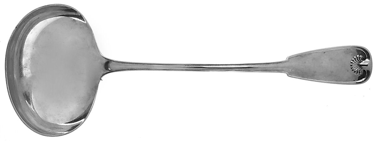Palm (Sterling, 1871) Oyster Ladle Solid Piece by Tiffany & CO SILVER-1