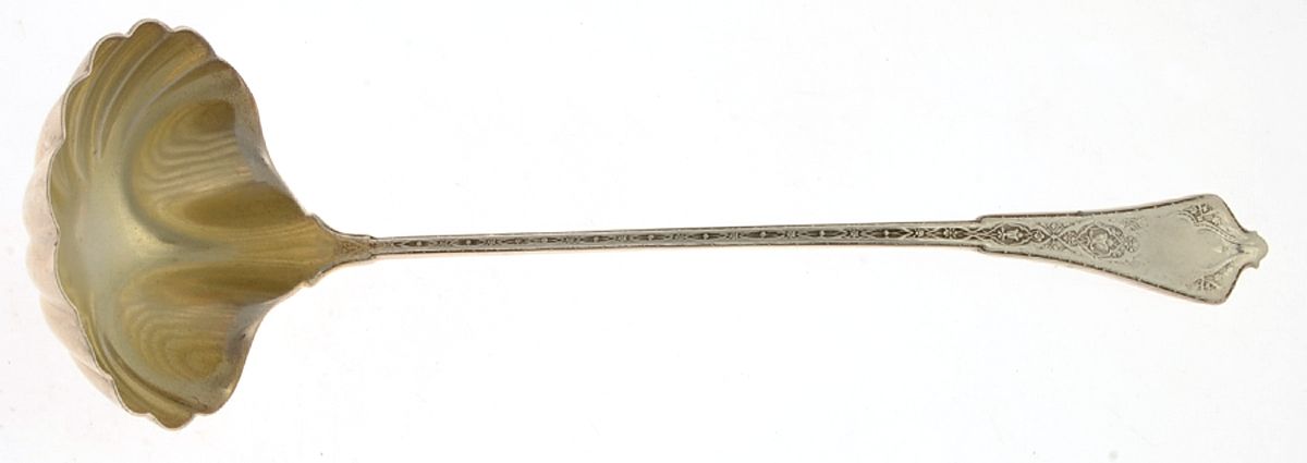 Persian (Sterling, 1872) Long Hemispherical Cream Ladle by Tiffany & CO SILVER-1