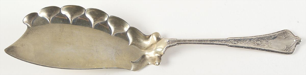 Persian (Sterling, 1872) Large Solid Fish Serving Knife by Tiffany & CO SILVER-1
