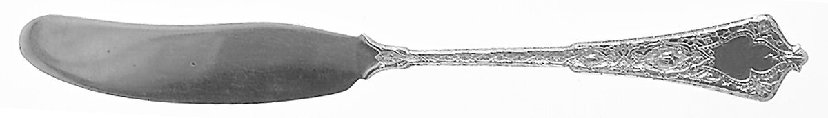 Persian (Sterling, 1872) Flat Handle Butter Spreader by Tiffany & CO SILVER-1