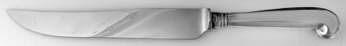 Rat Tail (Sterling, 1958) Small Steak Carving Knife with Stainless Blade by Tiffany & CO SILVER-1