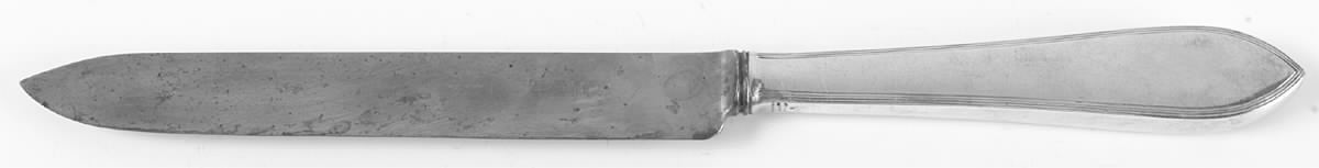 Reeded Edge (Sterling, 1937, No Monograms) Small Steak Carving Knife with Stainless Blade by Tiffany & CO SILVER-1