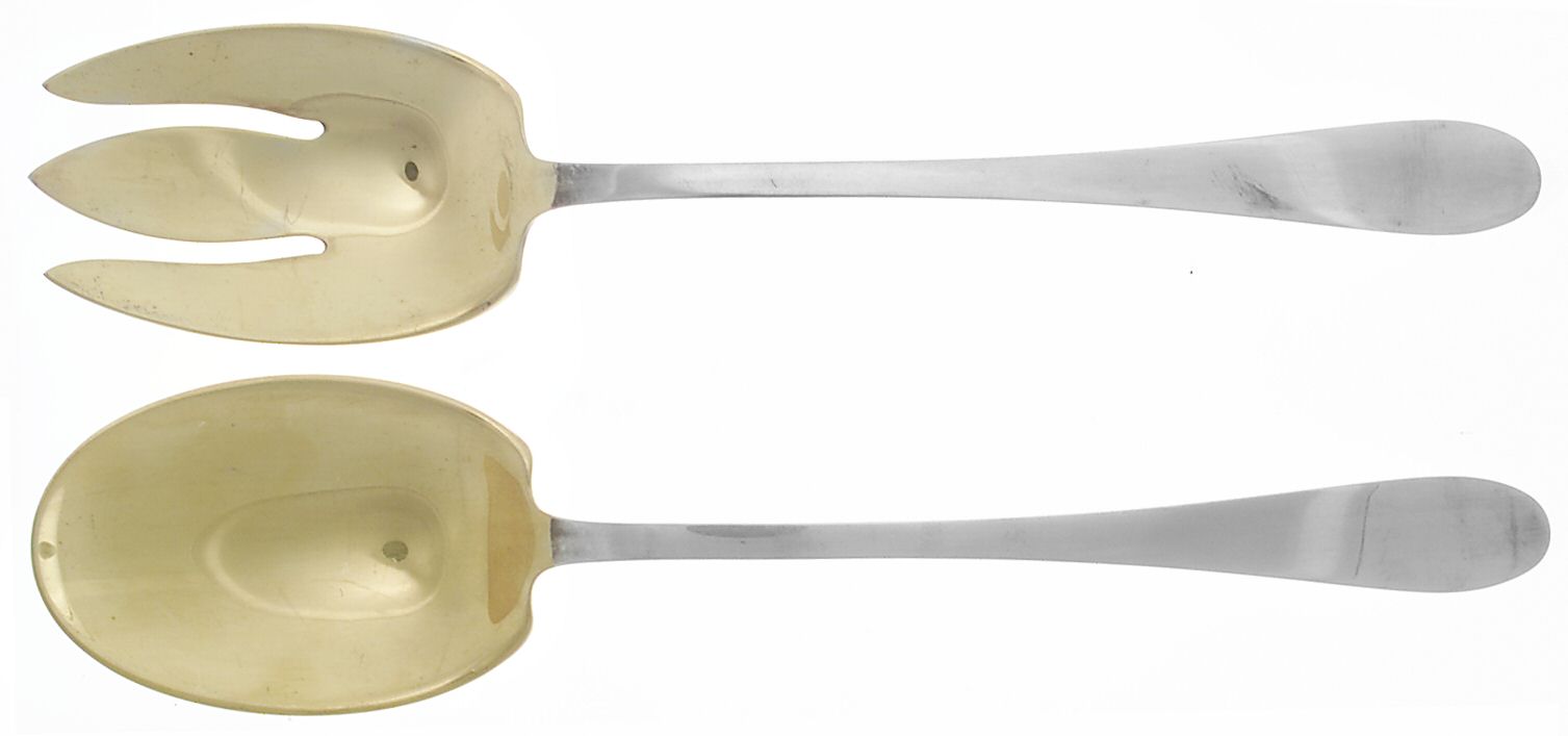 Salem (Sterling, 1956) Solid Oversized Serving Salad Set by Tiffany & CO SILVER-1