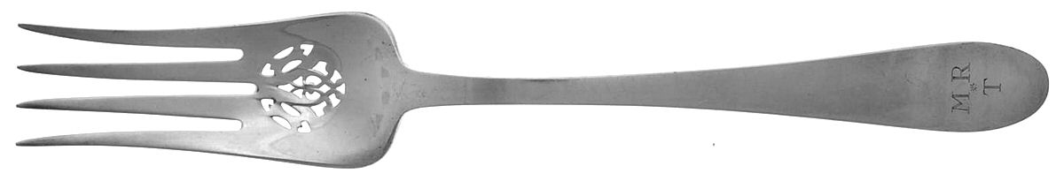 Salem (Sterling, 1956) Medium Solid Cold Meat Serving Fork by Tiffany & CO SILVER-1