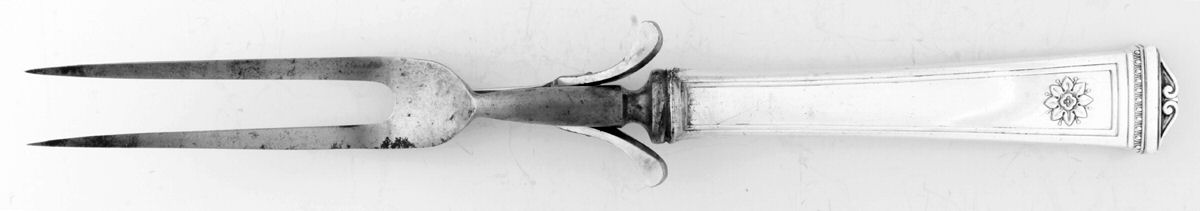 San Lorenzo (Sterling, 1916) Large Stainless-Prong Roast Carving Fork by Tiffany & CO SILVER-1