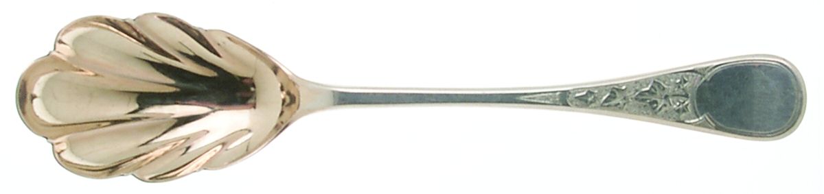 Antique Ivy (Sterling, 1870, No Monograms) Small Jelly Spoon by Tiffany & CO SILVER-1