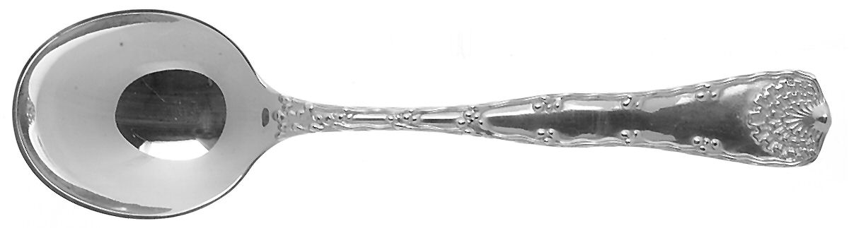 Wave Edge (Sterling, 1884) Round Bowl Soup Spoon (Cream Soup) by Tiffany & CO SILVER-1