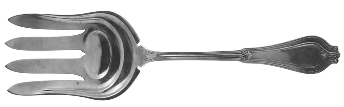 Whittier (Silverplate, 1907) Large Solid Asparagus Serving Fork by Tiffany & CO SILVER-1