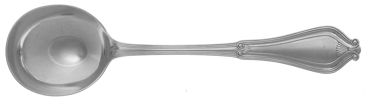 Whittier (Silverplate, 1907) Round Bowl Soup Spoon (Gumbo) by Tiffany & CO SILVER-1