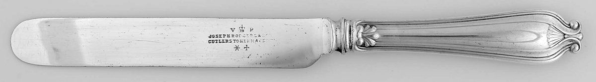Whittier (Silverplate, 1907) Blunt Hollow Knife by Tiffany & CO SILVER-1