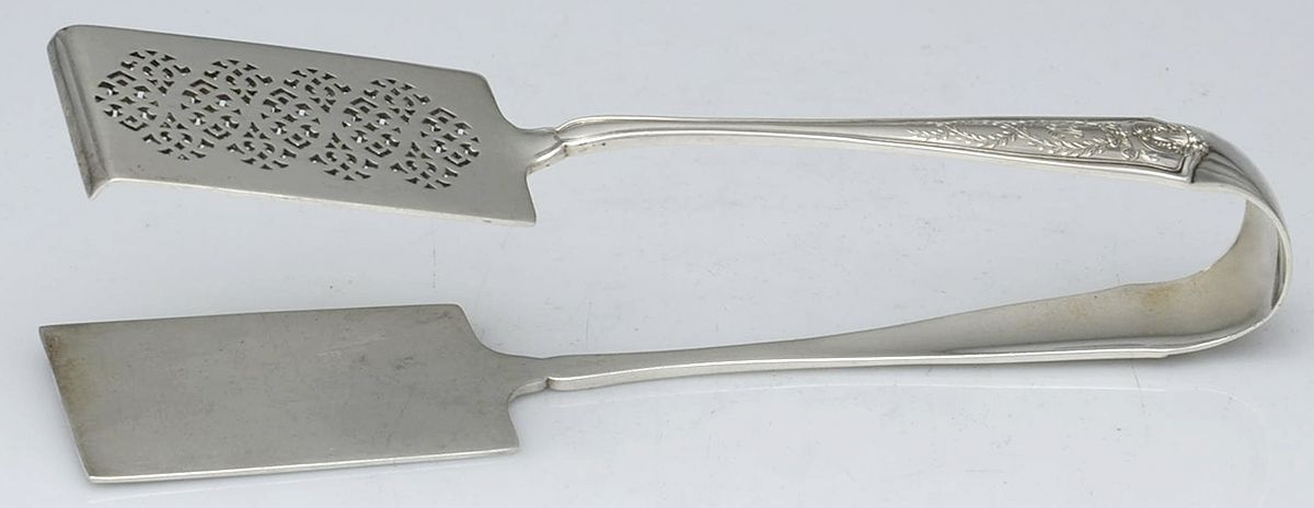 Winthrop (Sterling, 1909) Large Solid Sandwich Tongs Variant by Tiffany & CO SILVER-1