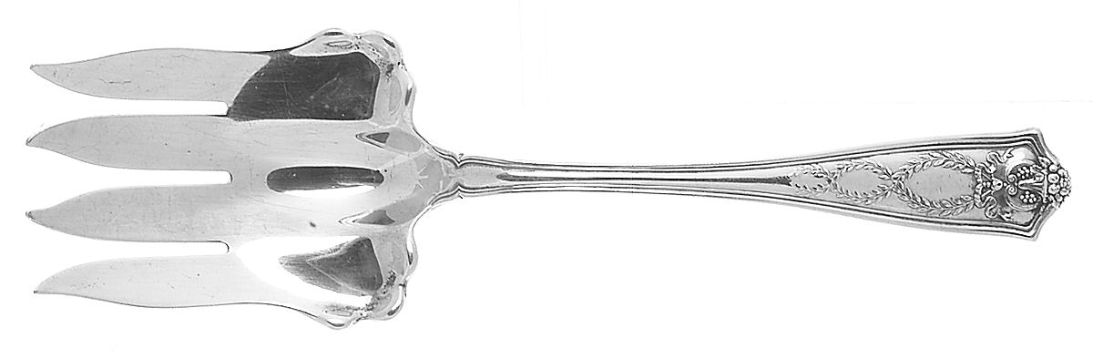 Winthrop (Sterling, 1909) Large Solid Fish Serving Fork by Tiffany & CO SILVER-1