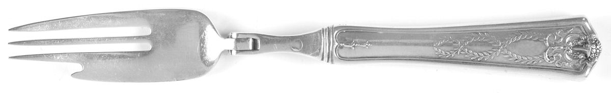 Winthrop (Sterling, 1909) Travel Fork with Silverplate Tines by Tiffany & CO SILVER-1
