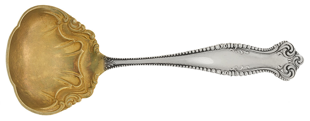 Canterbury (Sterling, 1893) Solid Gravy Ladle by Towle Silver-1