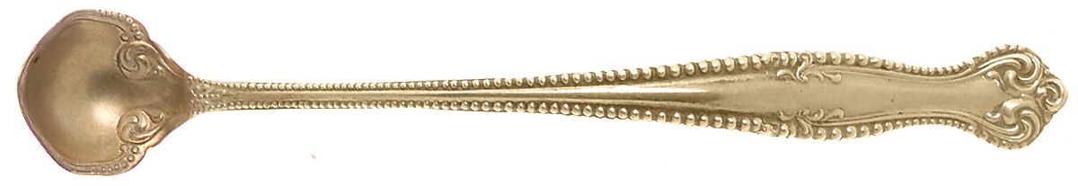 Canterbury (Sterling, 1893) Mustard Spoon by Towle Silver-1