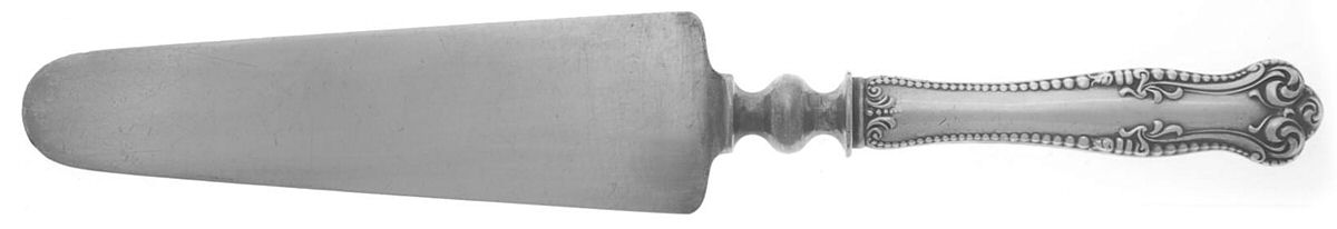 Canterbury (Sterling, 1893) Pie Server with Silverplate Blade by Towle Silver-1