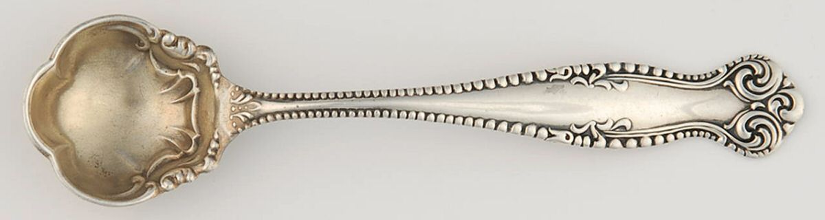 Canterbury (Sterling, 1893) Master Salt Spoon by Towle Silver-1