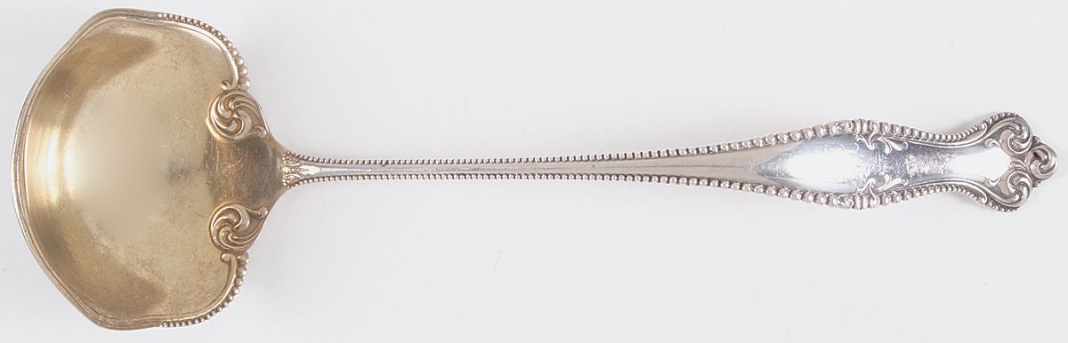Canterbury (Sterling, 1893) Small Solid Soup Ladle by Towle Silver-1