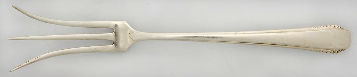 Cascade (Sterling, 1933, No Monograms) Lemon Fork by Towle Silver-1