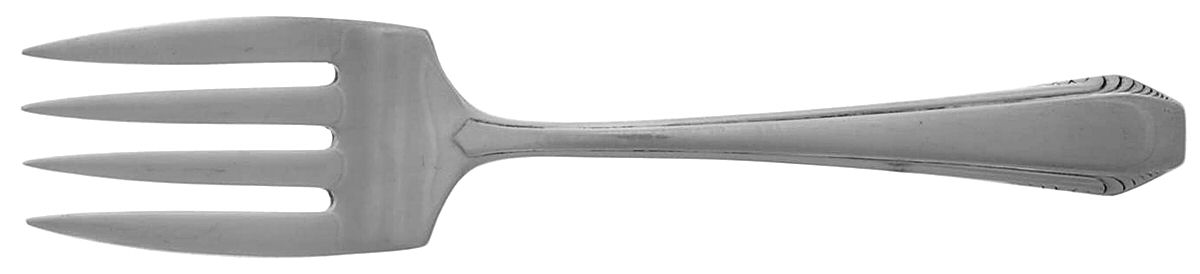 Cascade (Sterling, 1933, No Monograms) Baby Fork by Towle Silver-1