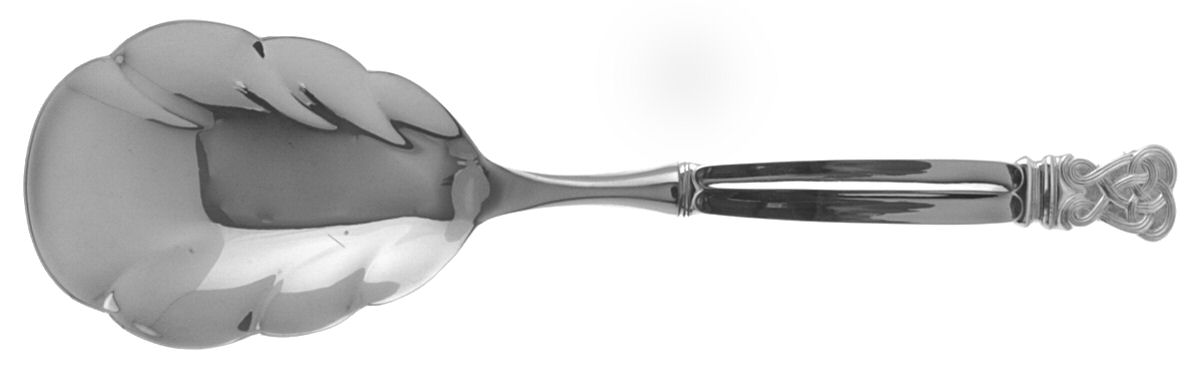 Celtic Weave (Sterling, 1979) Rice Spoon-Stainless Bowl by Towle Silver-1