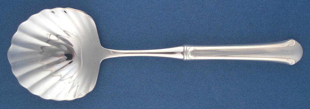 Chippendale (Sterling, 1937) Casserole Spoon with Stainless Shell Bowl by Towle Silver-1