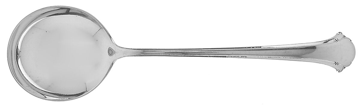 Chippendale (Sterling, 1937) Round Bowl Soup Spoon (Cream Soup) by Towle Silver-1