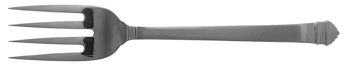 Colonnade (Stainless) Large Solid Cold Meat Serving Fork by Towle Silver-1