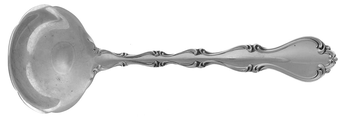 Country Manor (Sterling, 1966) Solid Piece Cream Ladle by Towle Silver-1