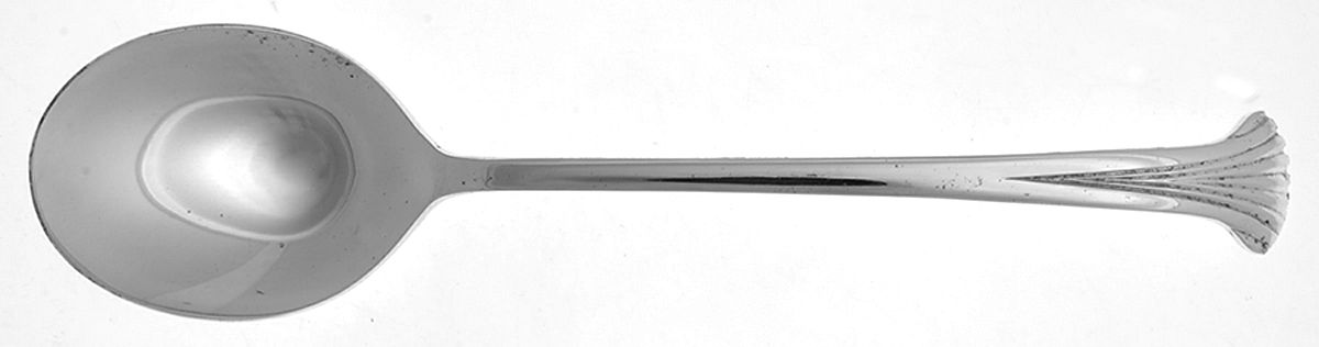 Contessa (Silverplate, 1980) Pierced Tablespoon (Serving Spoon) by Towle Silver-1