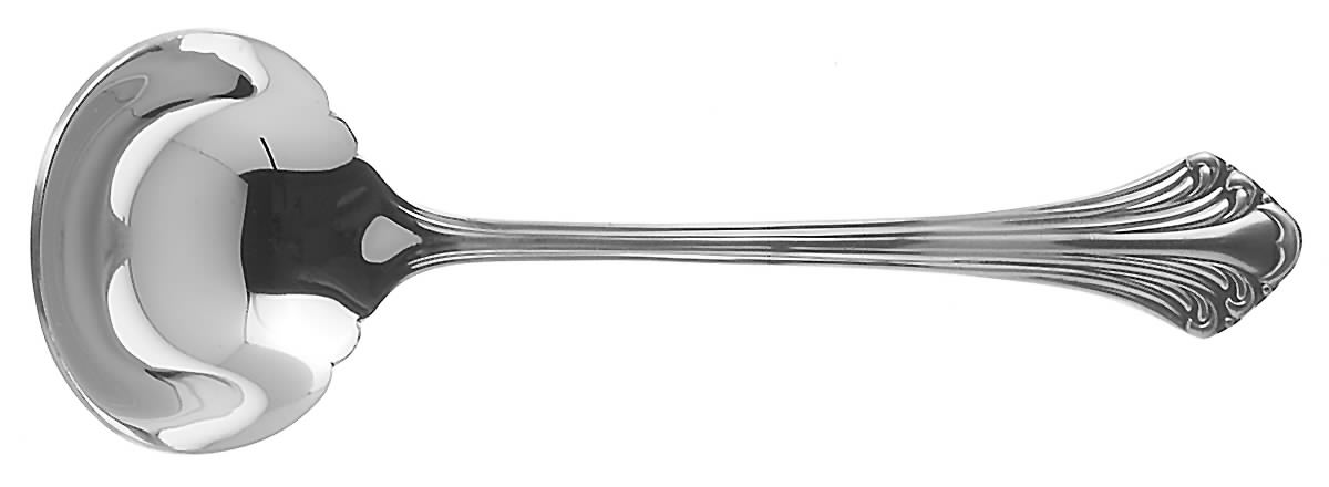Colonial Plume (Stainless) Solid Gravy Ladle by Towle Silver-1