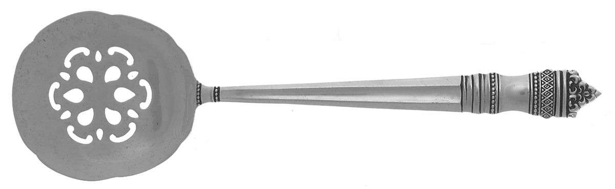 Danish Baroque (Sterling, 1970) Solid Bon Bon Spoon by Towle Silver-1