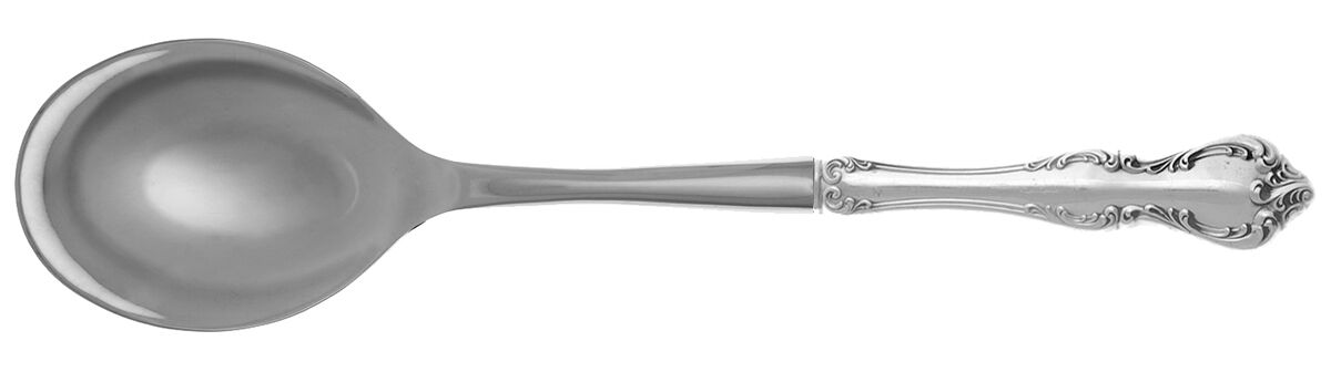 Debussy (Sterling, 1959) Salad Serving Spoon with Stainless Bowl HC by Towle Silver-1