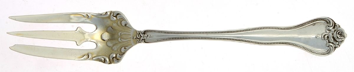 Du Barry (Sterling, 1900) Pastry Fork by Towle Silver-1