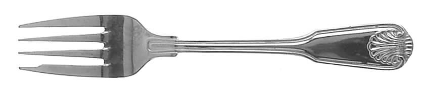 English Shell (Stainless) Individual Salad Fork by Towle Silver-1